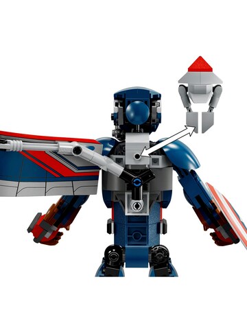 LEGO Marvel New Captain America Construction Figure Buildable Toy 76296