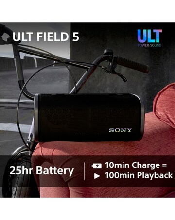 Sony ULT Field 5 Portable Wireless Speaker - Black