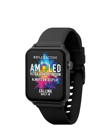 Reflex Active Series 30 AMOLED Calling Smart Watch - Black