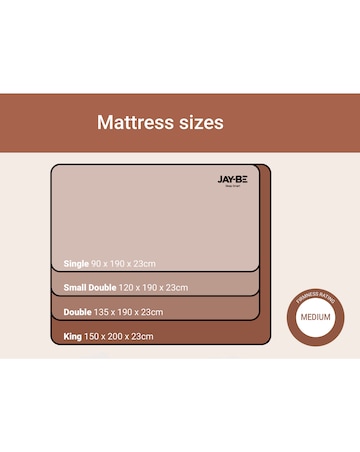 Jay-Be Ryze 800 Pocket Sprung Mattress - Medium/Firm