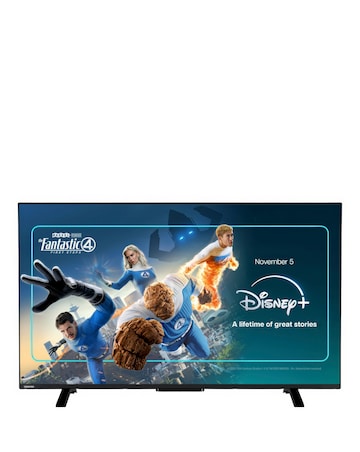 Toshiba 50UV2F53DBU 50in Smart TV 4K UHD HDR LCD Freely TV with Amazon Alexa