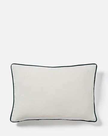 Embroidered Rabbit Boudoir Cushion