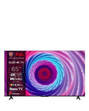 TCL 65In 65RC650K Roku TV Smart 4K Ultra HD HDR QLED TV