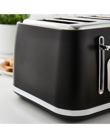 Swan Serenity Black 4 Slice Toaster
