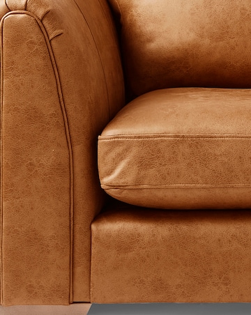 Gray & Osbourn Goliath Faux Leather Snuggler Chair