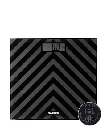 Salter Chevron Two Tone Bathroom Scale