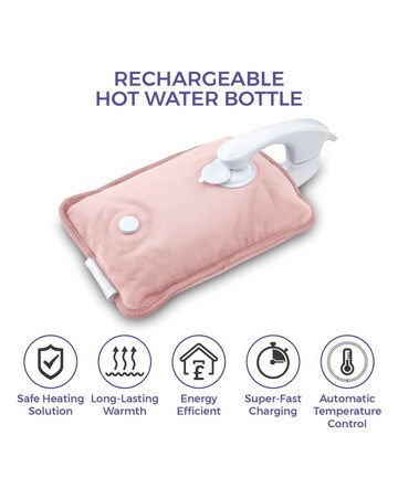 Carmen Spa Rechargeable Hot Water- Pink