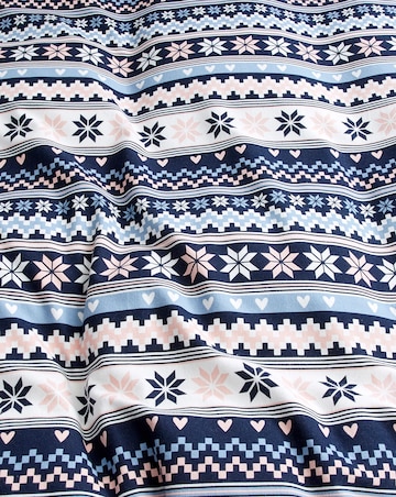 Laurie Fairisle Brushed Cotton Duvet Cover Set