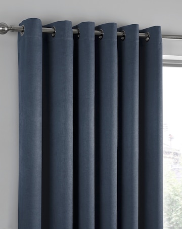 Fusion Strata Light Filtering Eyelet Curtains