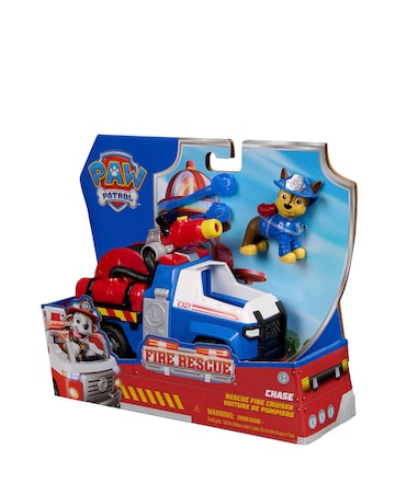 Paw Patrol Fire Rescue Vehicle Chase with Rescue Fire Truck