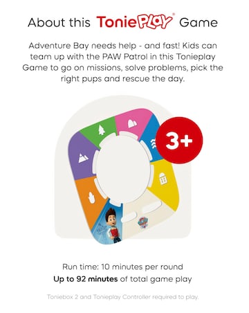 Tonies Sky Blue Toniebox 2 Play Set with PAW Patrol Chase Tonie