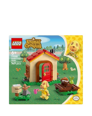 LEGO Animal Crossing Goldie's Cosy House Building Playset 77058