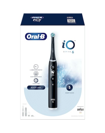 Oral-B iO6 Black Lava Ultimate Clean Electric Toothbrush