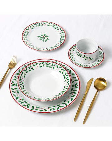 Waterside Holly 20 Piece Dinner Set