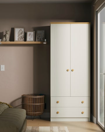 Frances Ready Assembled 2 Door 2 Drawer Wardrobe