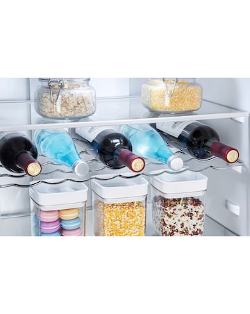 Hisense RB435N4BCE Fridge Freezer - Stainless Steel