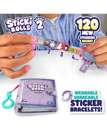 Sticki Rolls Series 2 Sticki Book Pack