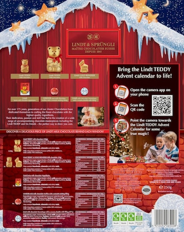 Lindt Teddy Chocolate Advent Calendar 250g