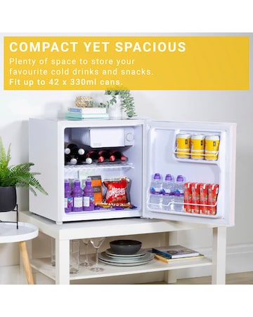 Kuhla KTTF0E6W-1025 Pink Design Table Top Mini Fridge