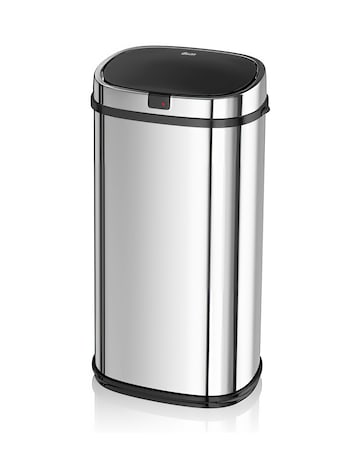Swan 42L Square Sensor Bin S/Steel