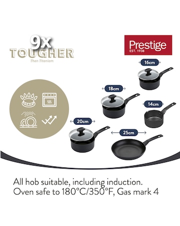 Prestige Tougher 5 Piece Pan Set