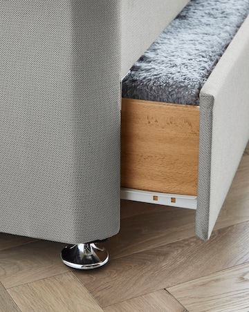 Silentnight 1000 Pocket Pillowtop Memory Divan Set with 2 Drawers