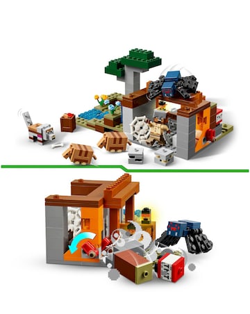 LEGO Minecraft The Armadillo Mine Expedition Playset with Toy Video Game 21269