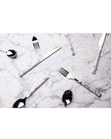 Marble 16 Piece Cutlery Set
