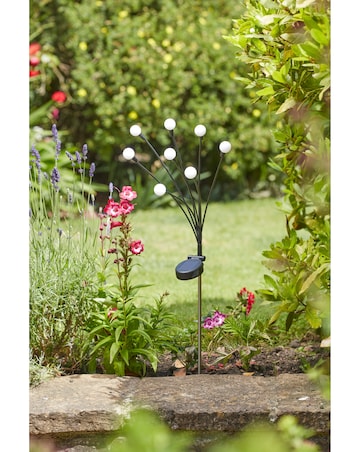 8-Stem GloGlobes Stake Light - Cool White