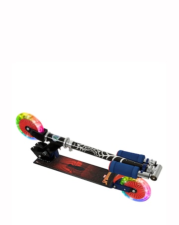 MoVe Spiderman Folding Inline Scooter with Light Up wheels