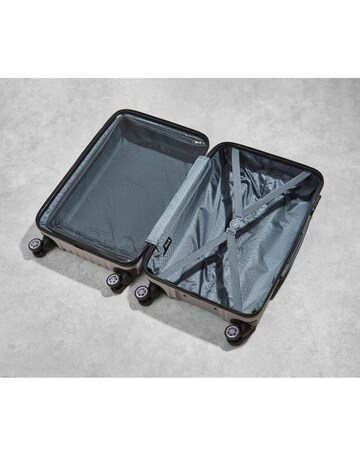 Rock Santiago 3pc Suitcase Set - Purple