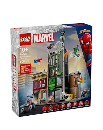 LEGO Marvel Spider-Man vs. Oscorp, Kids' Super Hero Building Kit Gift 76324
