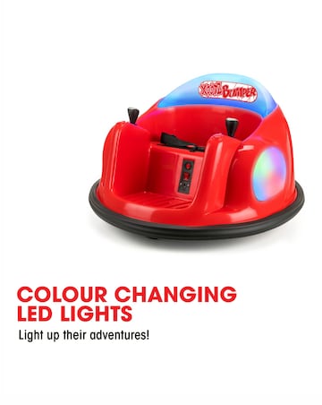 Xootz Kids Electric Bumper Car Ride-On - Red