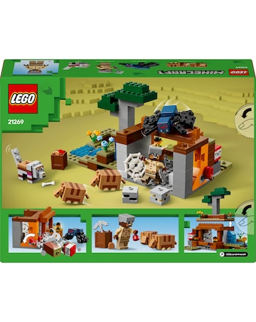 LEGO Minecraft The Armadillo Mine Expedition Playset with Toy Video Game 21269