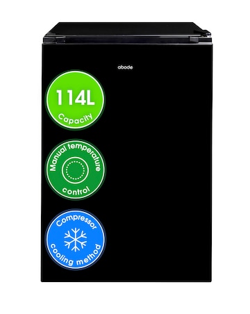 Adobe 50cm Undercounter Larder Fridge - Black