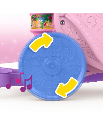 Fisher-Price Little People Disney Princess Pull-Along Musical Carriage