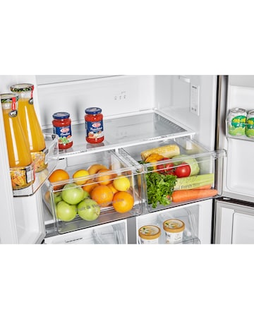 Fridgemaster MQ79394EB American Fridge Freezer- E Rated 175 CM