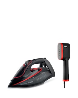 Tower 3100W One Temp Steam Iron + Mini Digital Garment Steamer