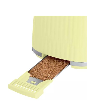 Russell Hobbs Eden Kettle and 2 Slice Toaster Lemon Bundle