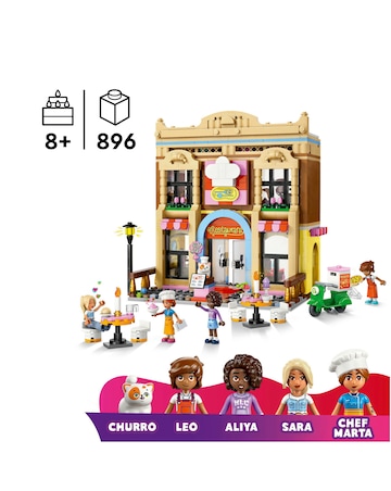 LEGO Friends Restaurant and Cooking School Toy Food Set 42655