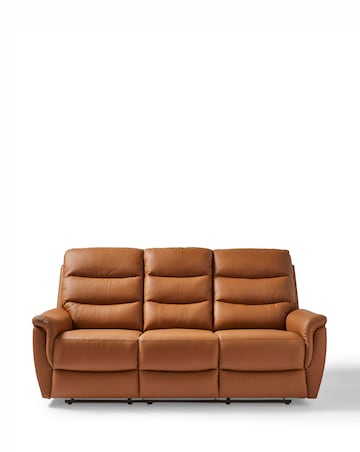 Dunne Faux Leather Power Recliner 3 Seater