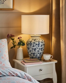 Julipa Freya Floral Ceramic Lamp