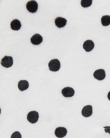 Polka Dot Fleece Throw