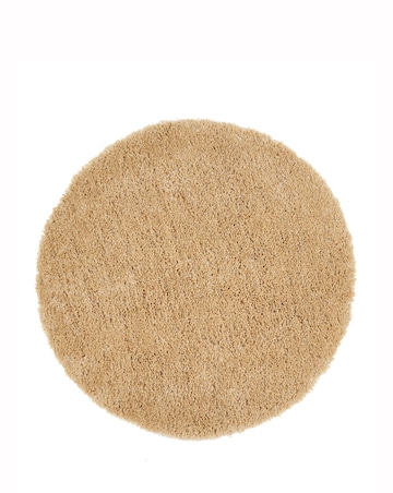 Chicago Light Neutrals Shaggy Circle Rug