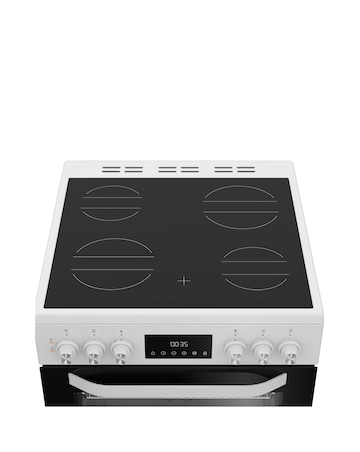 Hotpoint HDE6VDW 60cm Electric Double Cooker with Multiflow Installation