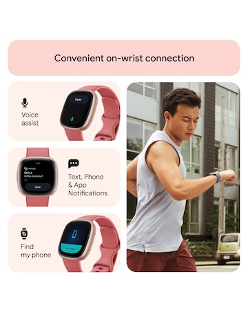 Fitbit Versa 4 Smart Watch - Pink Sand