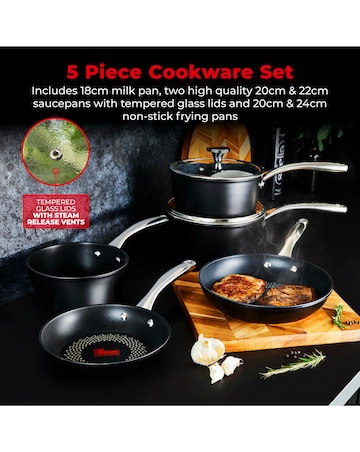 Tower Smart Start Ultra Forged 5 Piece Pan Set