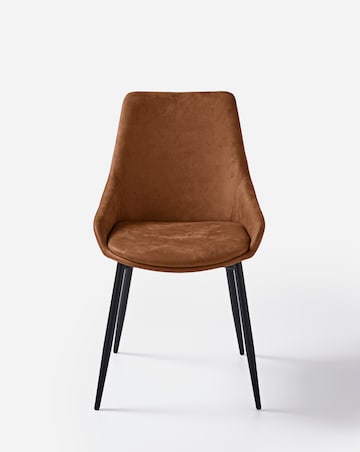 Oslo Dining Table with 6 Etta Faux Leather Chairs