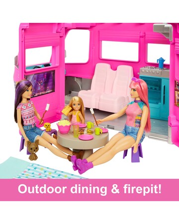 Barbie Dream Camper Vehicle Playset with 60 Accessories