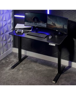 X Rocker Ascend Height Adjustable Desk Black